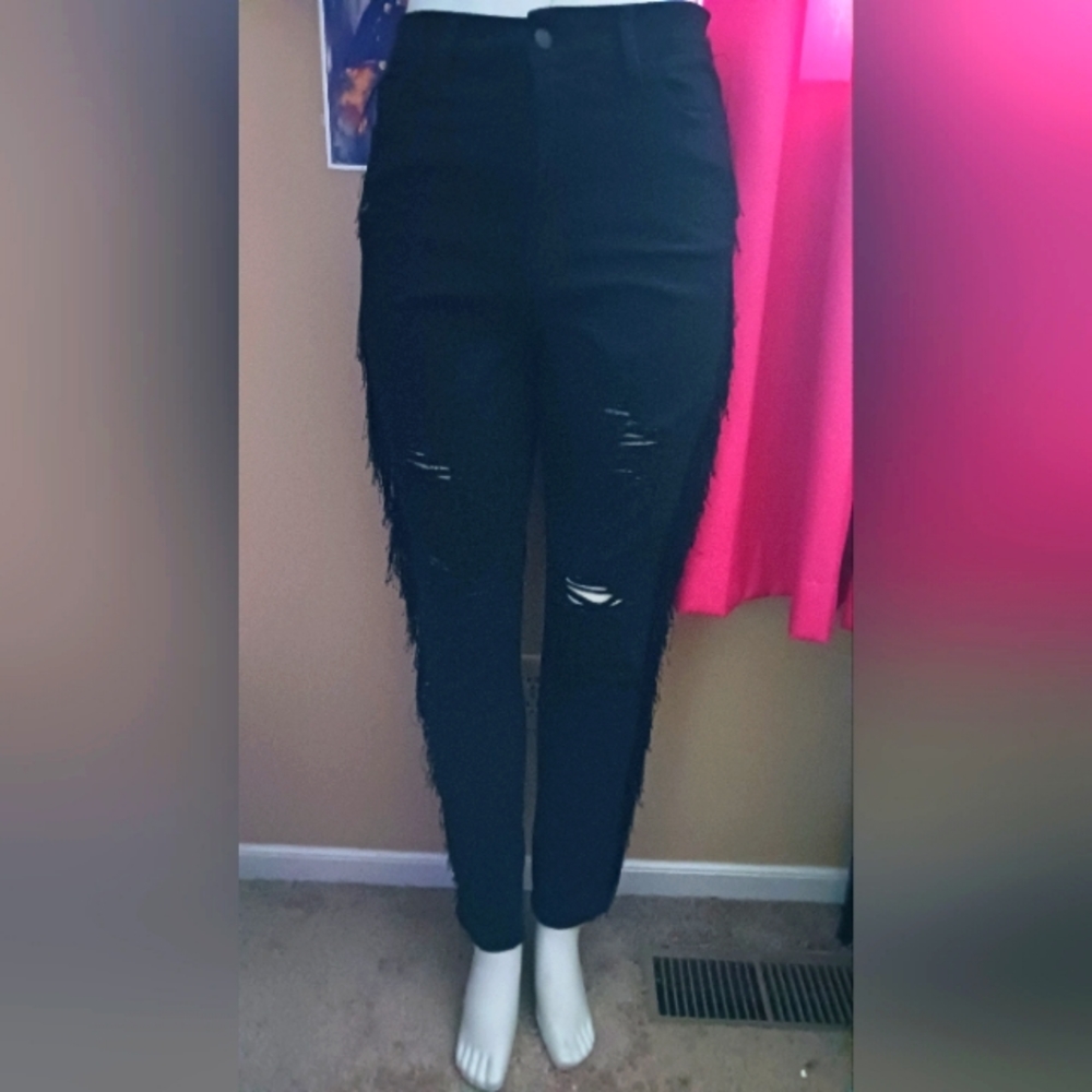 Fringe jeans